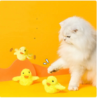 The Duck Hunt electric cat toy — rotating feather action