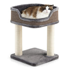 The Lookout cat tree — full height sisal post and platform view