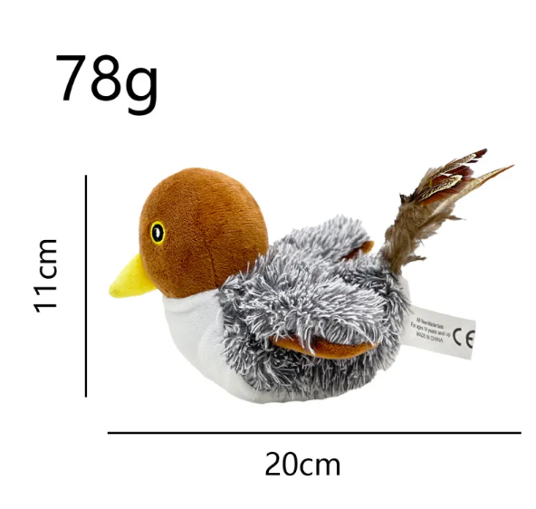 USB Rechargeable Interactive Flapping Bird Cat Toy — primary product image