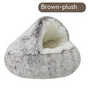 The Plush Hideaway — Semi-Enclosed Calming Pet Bed