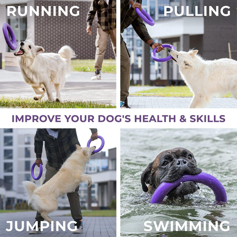 The Puller Ring — Dog Fetch & Tug Rings (2-Pack)
