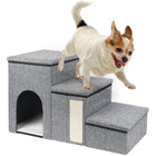 The Step Up pet stairs folded flat for storage
