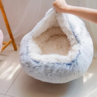 The Plush Hideaway - Semi-Enclosed Cat & Small Dog Bed — primary product image
