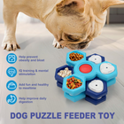 The Brain Feeder dog treat puzzle toy — full product view