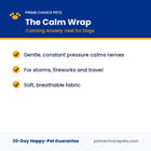 The Calm Wrap — key benefits and specs