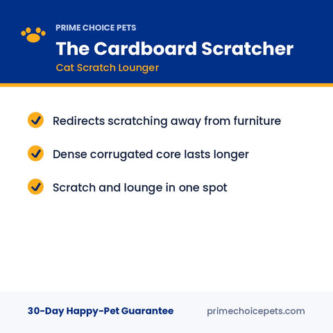 The Cardboard Scratcher — Cat Scratch Lounger