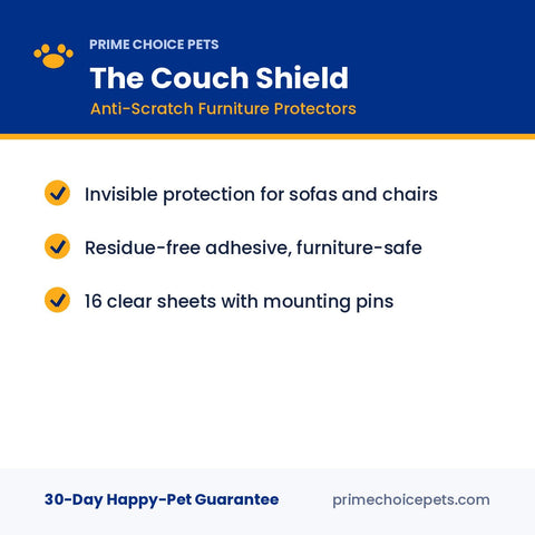 The Couch Shield — Anti-Scratch Furniture Protectors (16 Sheets)