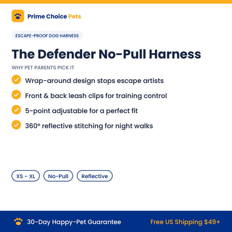 The Defender — Escape-Proof Dog Harness