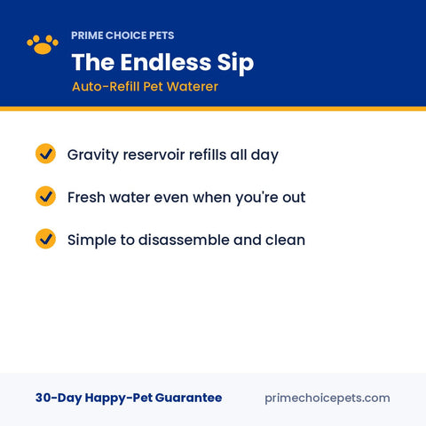The Endless Sip — Auto-Refill Pet Waterer