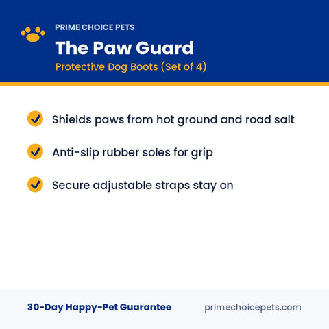 The Paw Guard — Protective Dog Boots (Set of 4)