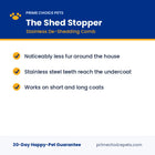 The Shed Stopper — key benefits and specs