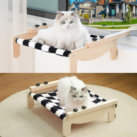 The Sunbeam Perch — No-Drill Window Cat Bed