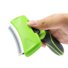 The Shed Stopper de-shedding comb — teeth close-up