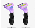 The Silk Comb cat grooming brush — teeth spacing close-up