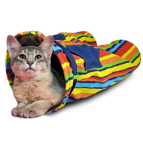 The Hideout — 3-Way Cat Play Tunnel
