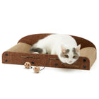 The Cardboard Scratcher cat lounger — corrugated surface close-up